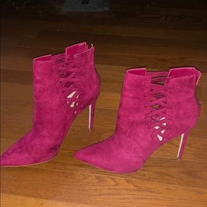 ALDO Pink ankle boots